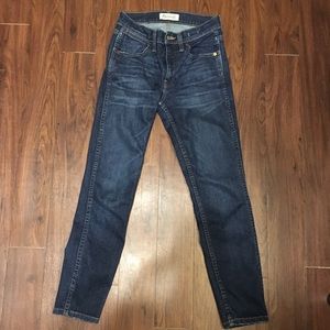 Madewell 9’ High Rise Skinny Skinny Crop